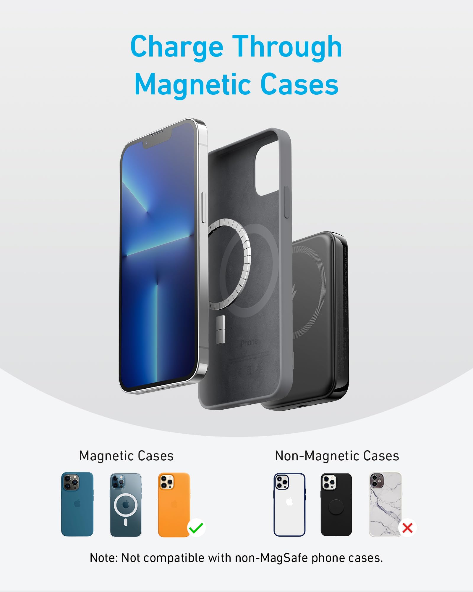 Anker <b>321</b> MagGo Battery (PowerCore Magnetic 5K), view 5