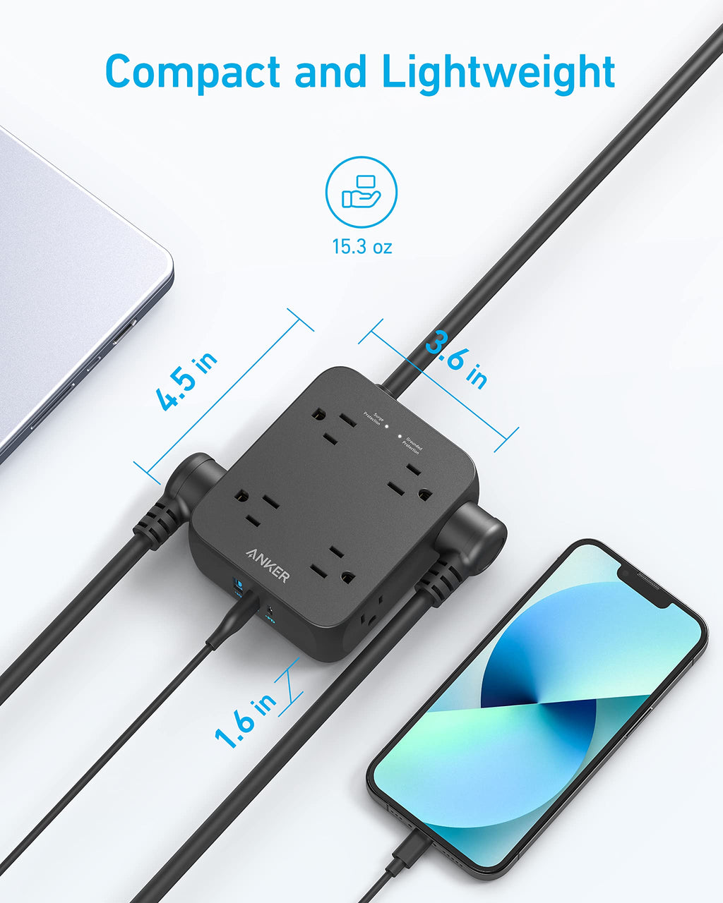 Anker <b>341</b> USB Power Strip, view 12