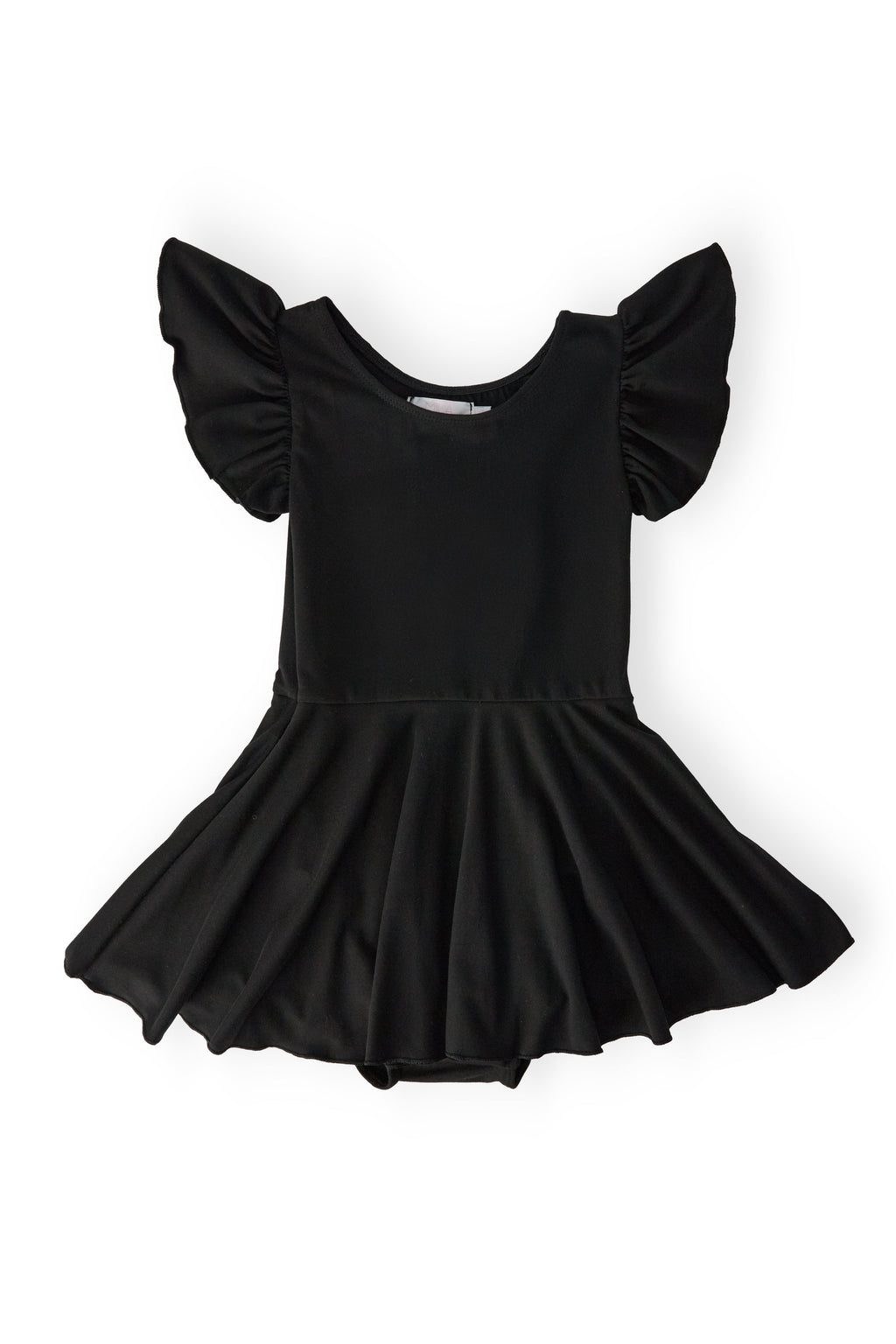 Mila & Rose ® Black S/S Twirl Leotard — main product shot