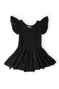 Mila & Rose ® Black S/S Twirl Leotard — main product shot