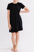 Mila & Rose ® Black T-Shirt Dress — main product shot
