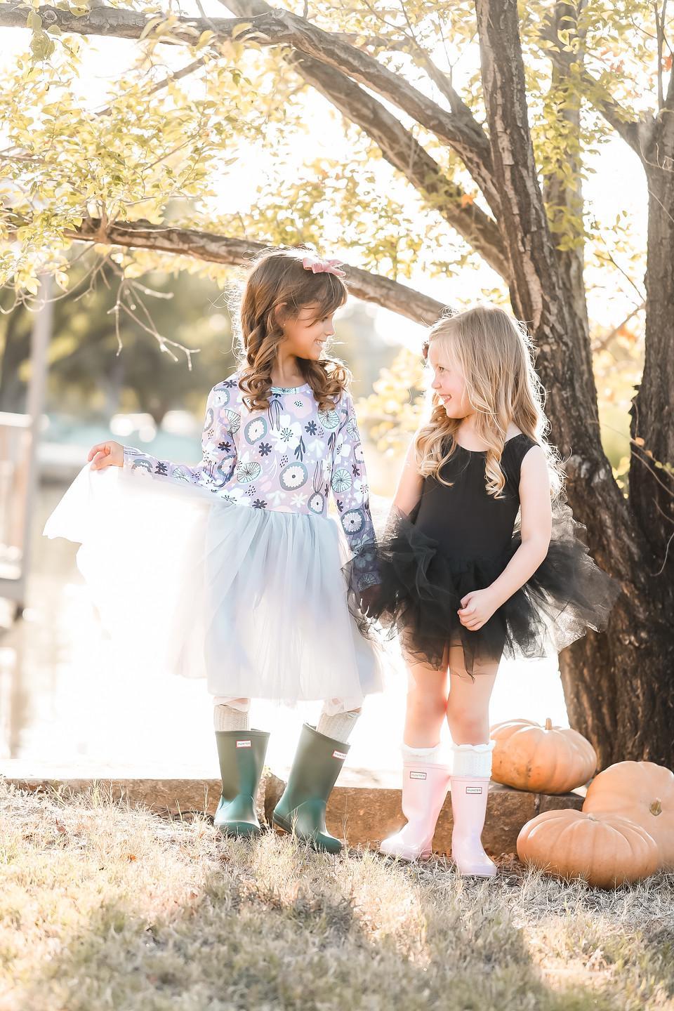 Mila & Rose ® Black Tank Tutu Leotard — detail close-up