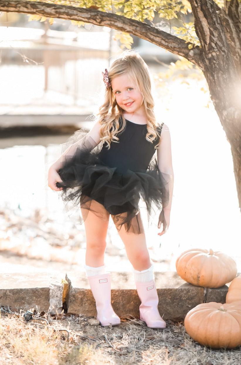 Mila & Rose ® Black Tank Tutu Leotard — main product shot