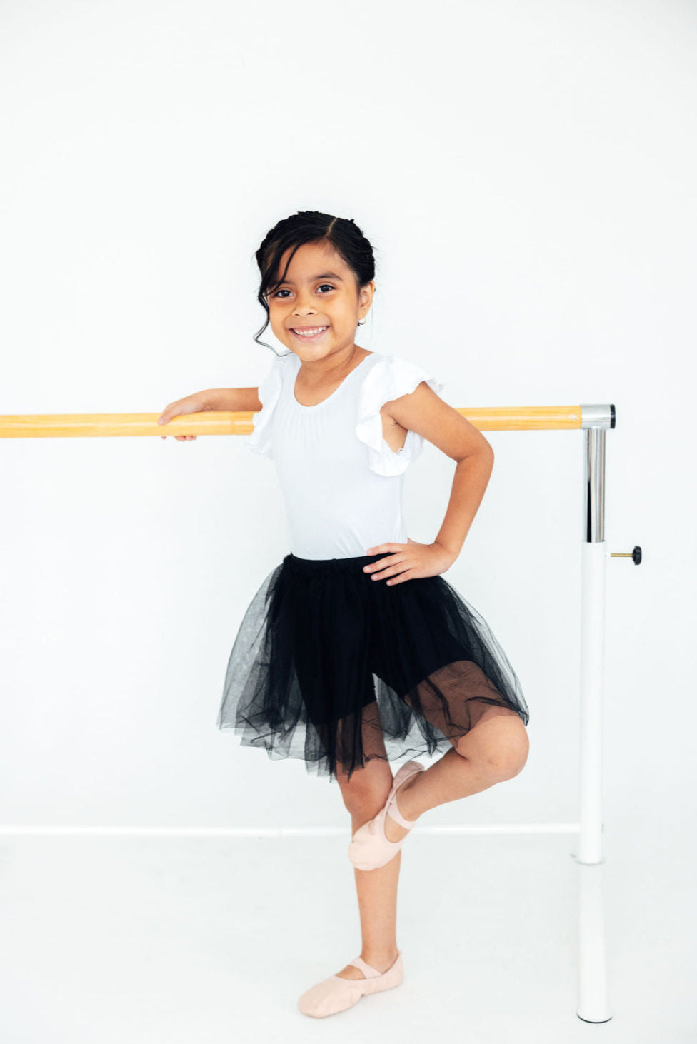 Mila & Rose ® Black Tutu Shorts — main product shot
