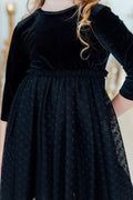 Mila & Rose ® Black Velvet Tutu Dress — main product shot
