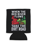 Luckless Outfitters Red River Koozie — main product shot