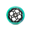 Lucky Scooter Wheel Quatro 110mm - Black/Teal Swirl by Skates USA