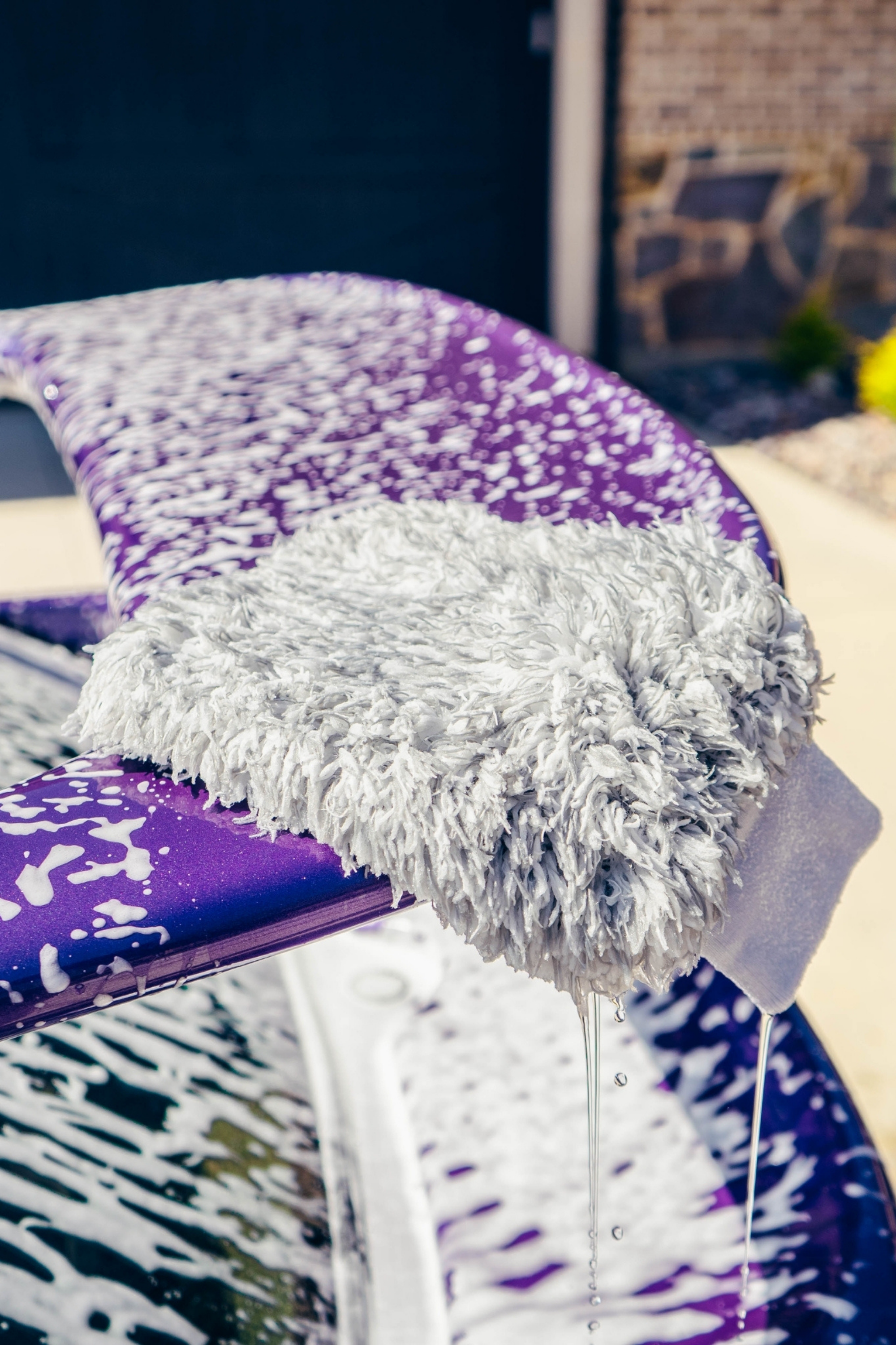 BLACKLINE® MICROFIBER WASH MITT – Blackline Car Care, view 3