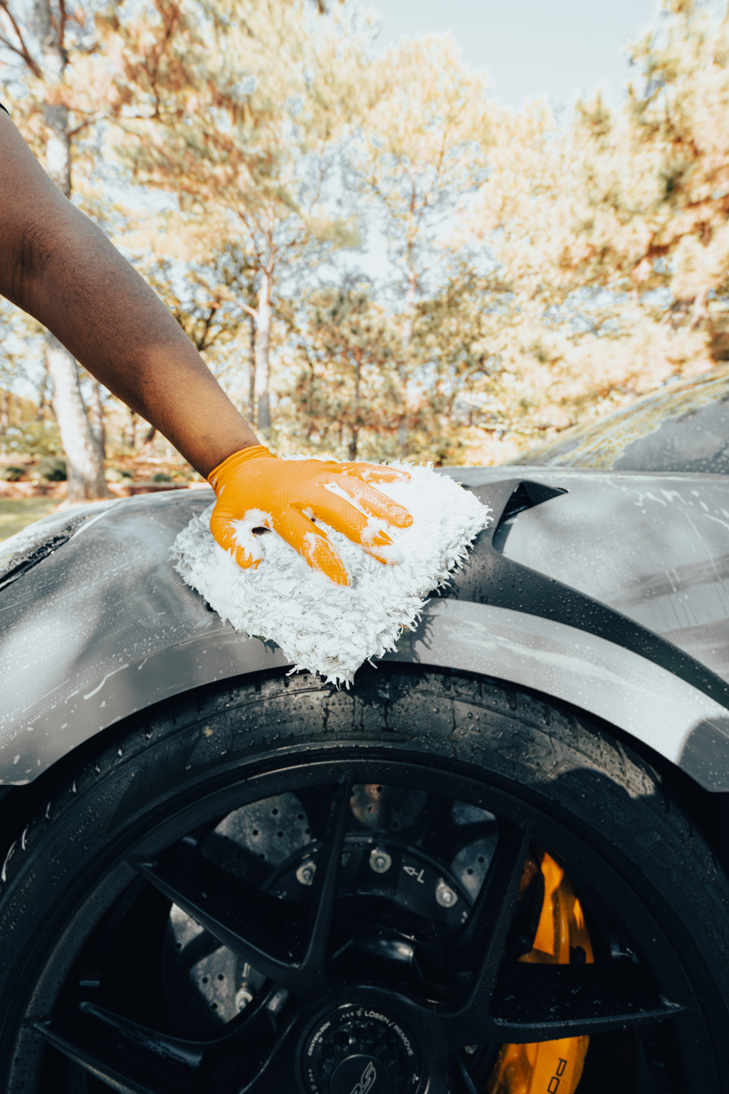 BLACKLINE® MICROFIBER WASH MITT – Blackline Car Care, view 4