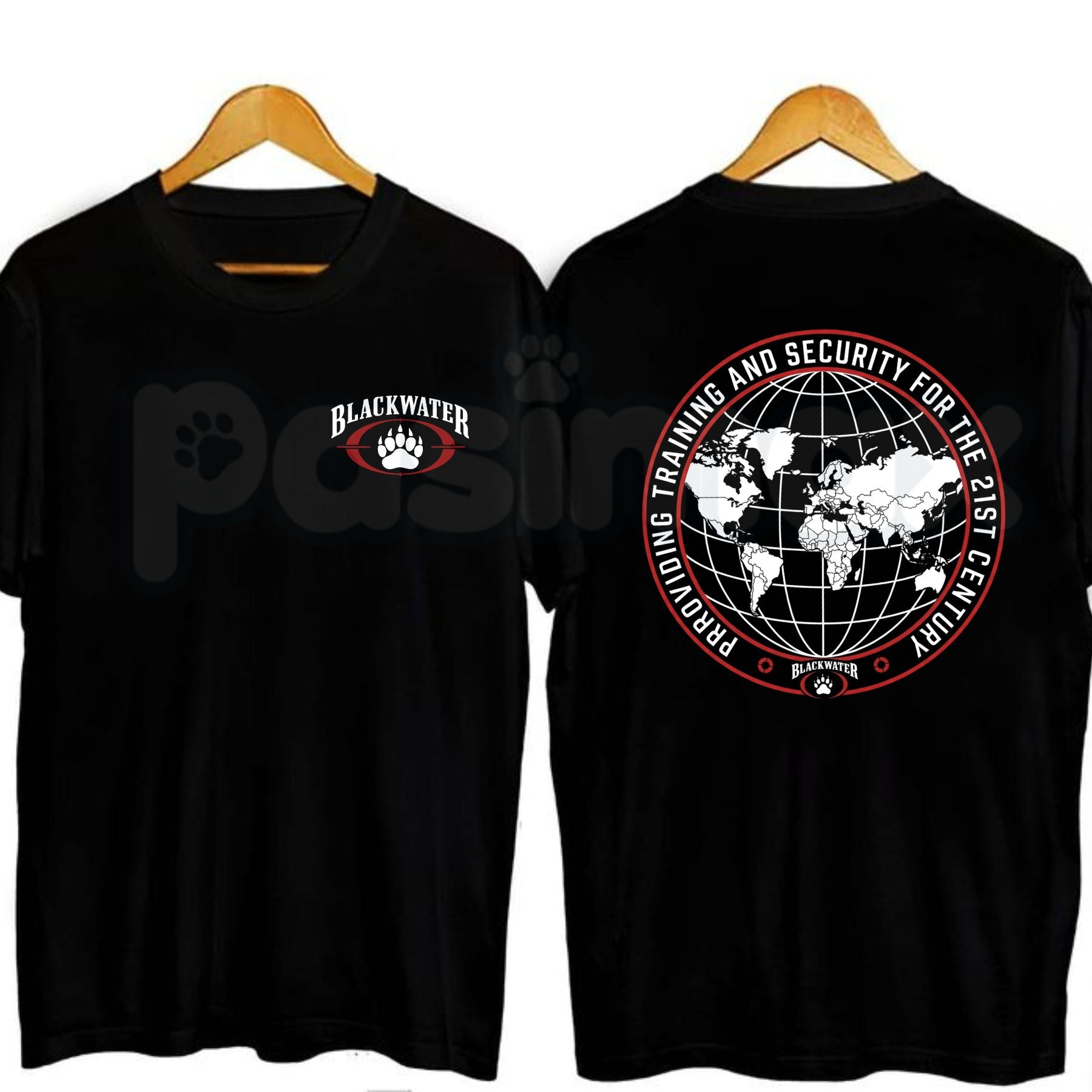 Blackwater Global Security Tactical T-Shirt – Iron Tactical PMC Military Contractor Graphic Tee