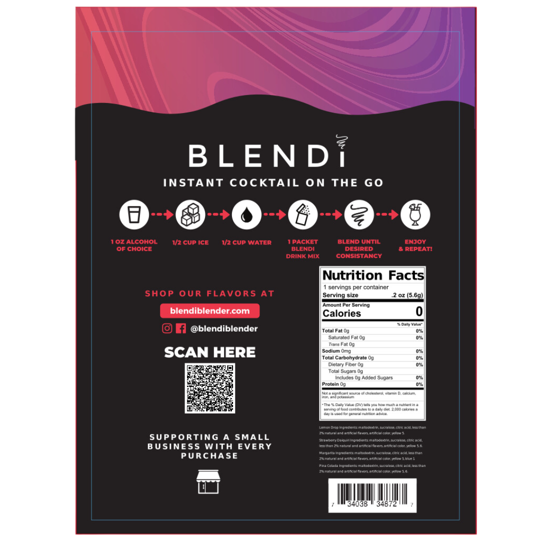 Skinny Mocktail Mixers – Guilt-Free Flavor, Zero Cal- 1 Pack (6 Count) – BLENDi, view 11
