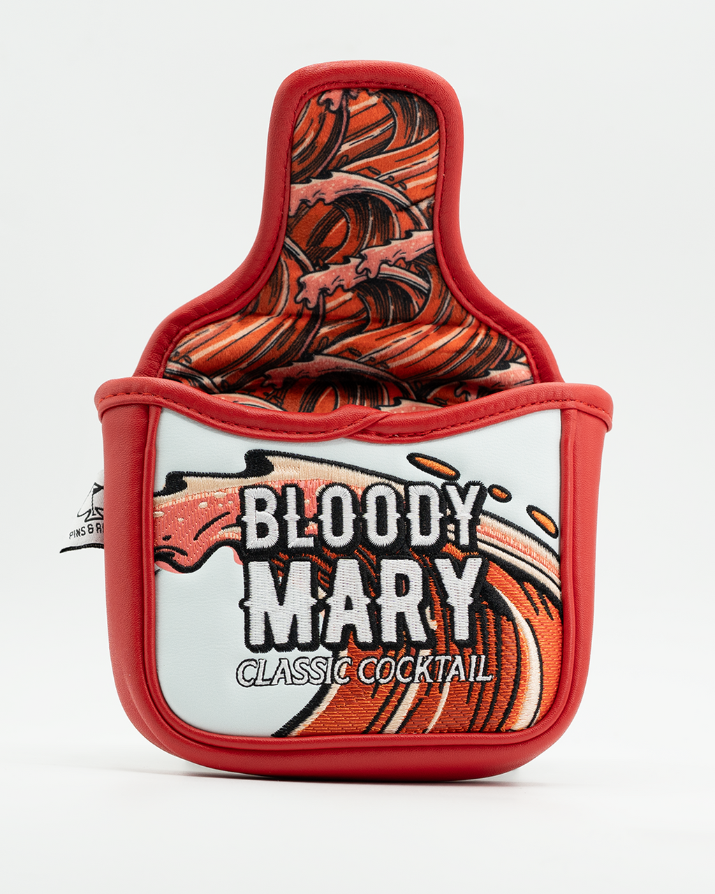 Pins and Aces Bloody Mary - Mallet Putter Cover — in-use photo