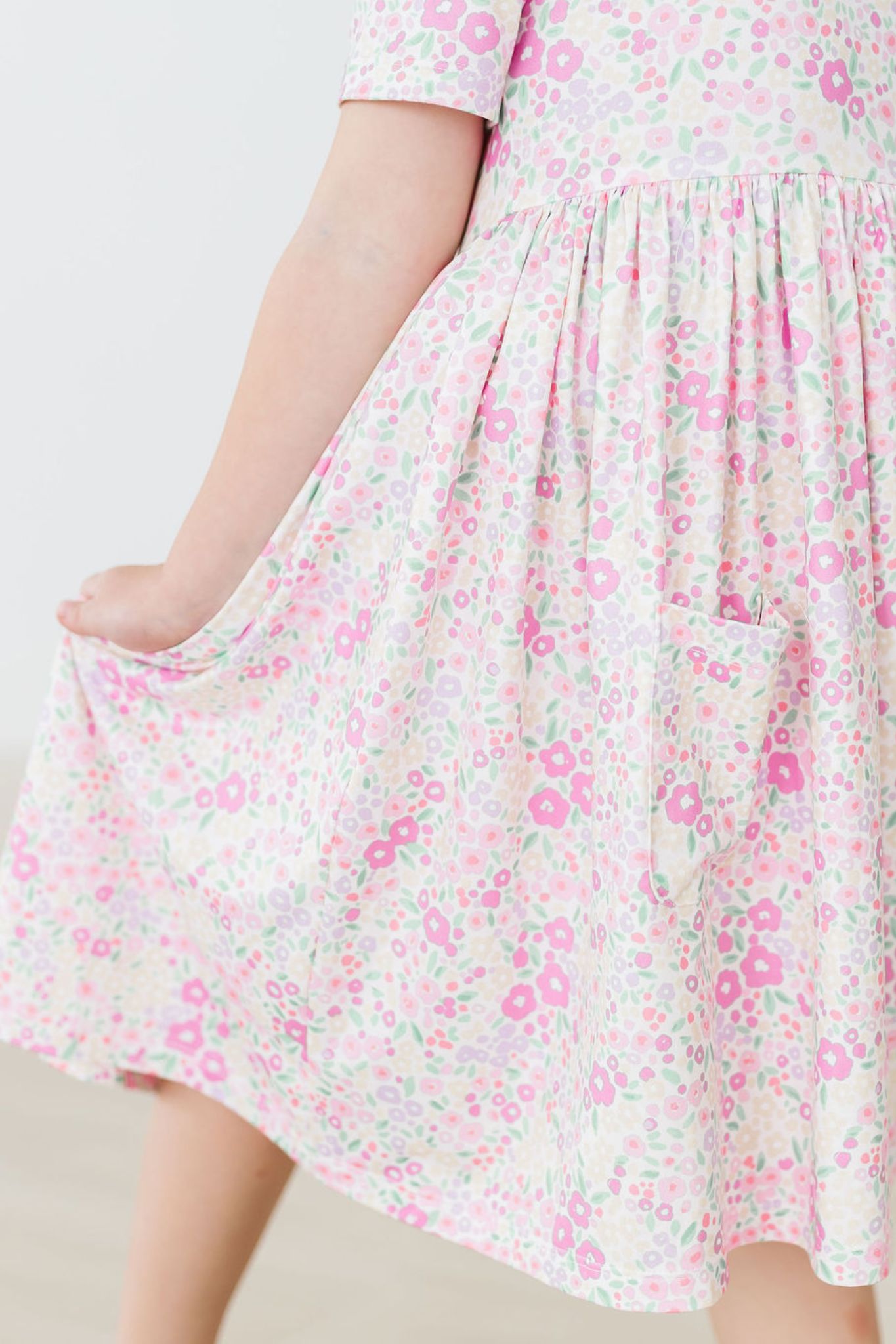 Mila & Rose ® Blooming Beauty S/S Pocket Twirl Dress — size reference