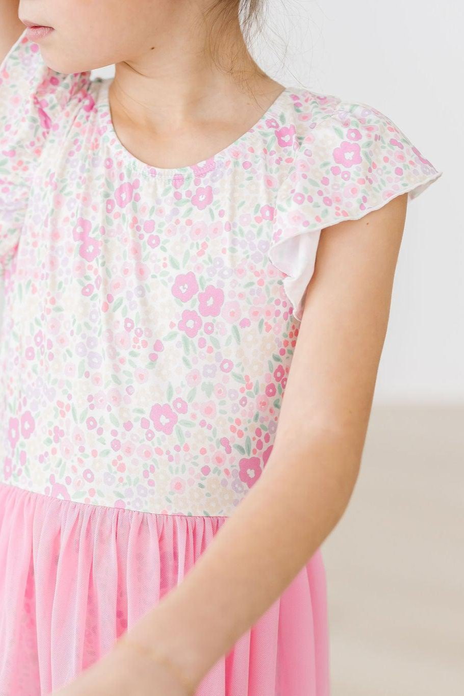 Mila & Rose ® Blooming Beauty S/S Twirl Leotard — side view