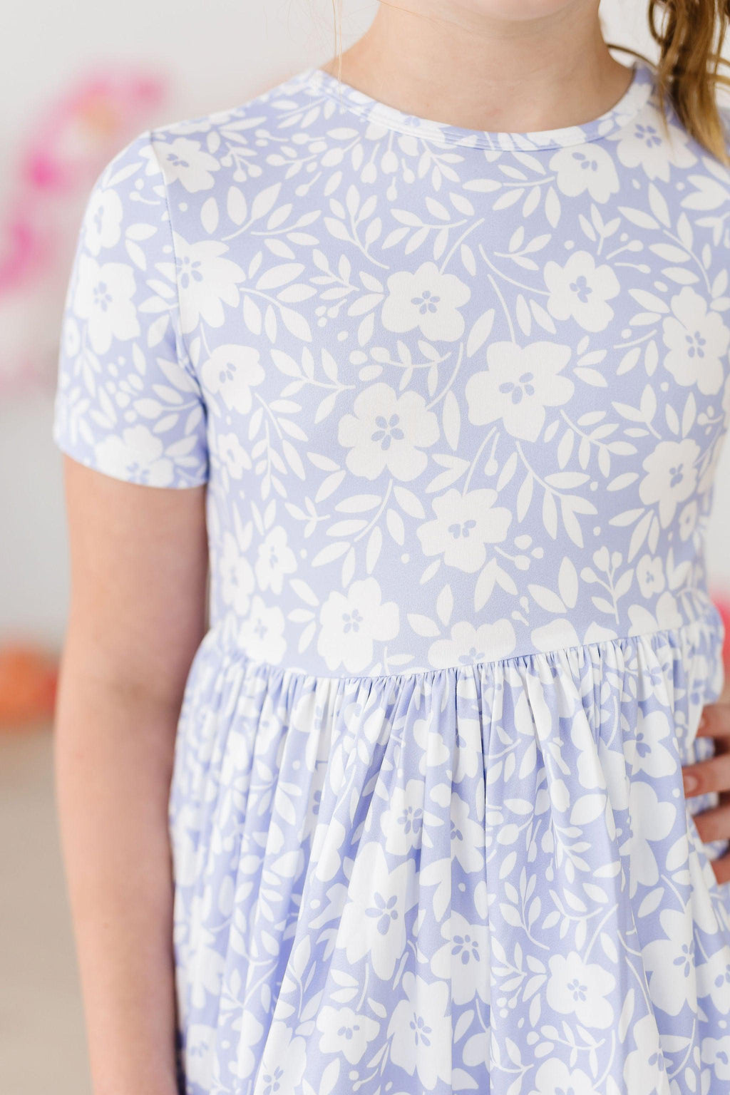 Mila & Rose ® Blossom Bliss S/S Pocket Twirl Dress — detail close-up