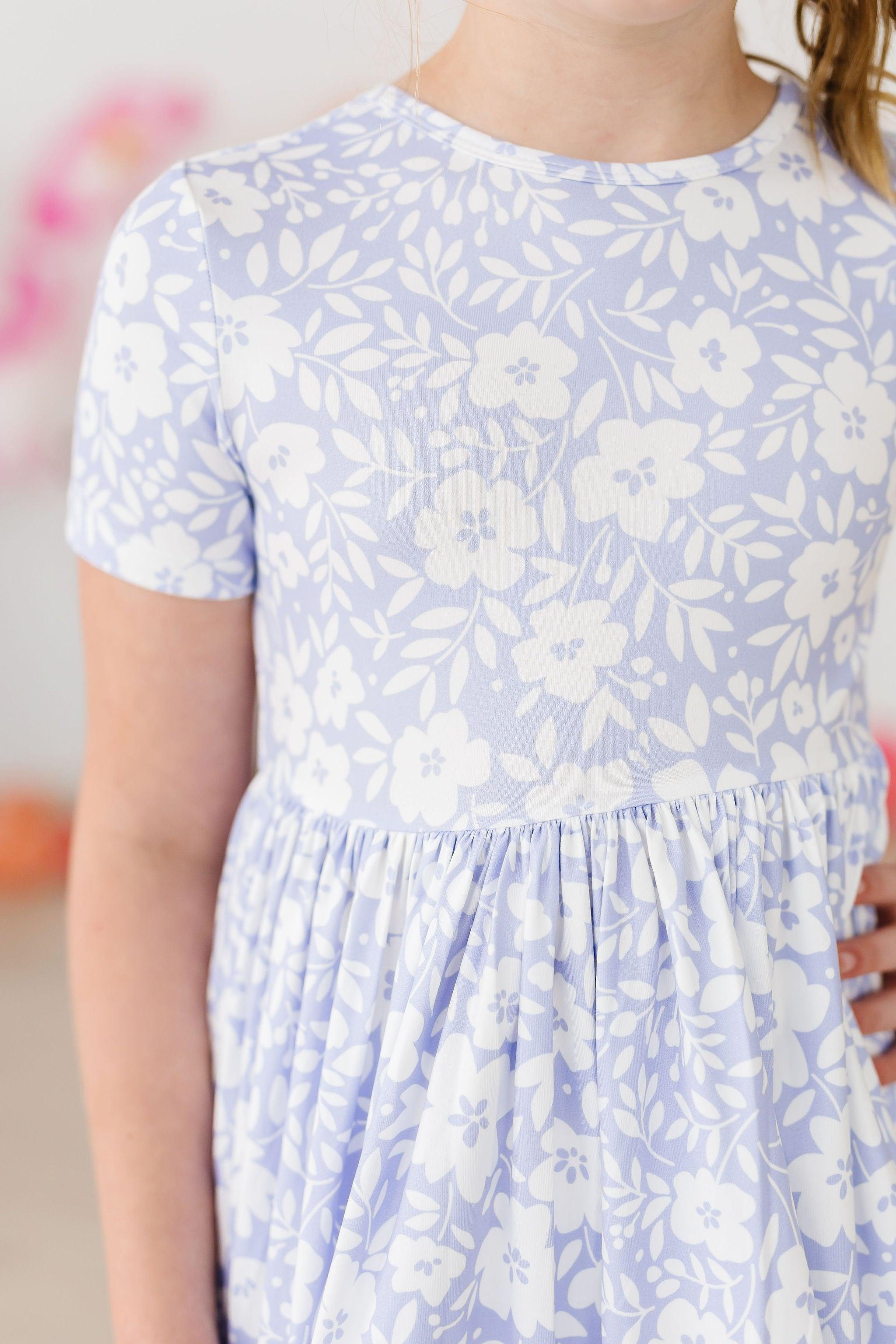 Mila & Rose ® Blossom Bliss S/S Pocket Twirl Dress — detail close-up