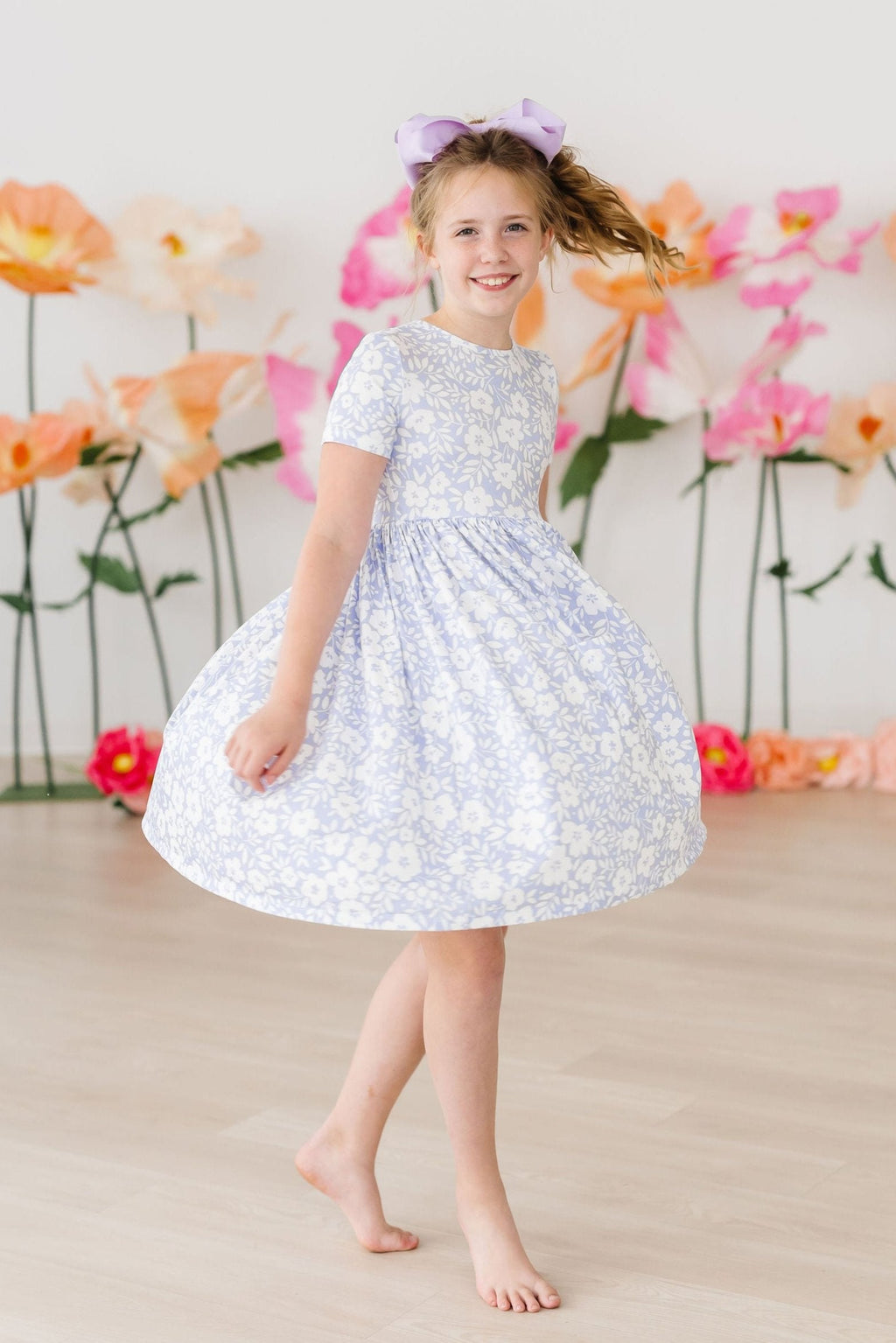 Mila & Rose ® Blossom Bliss S/S Pocket Twirl Dress — side view
