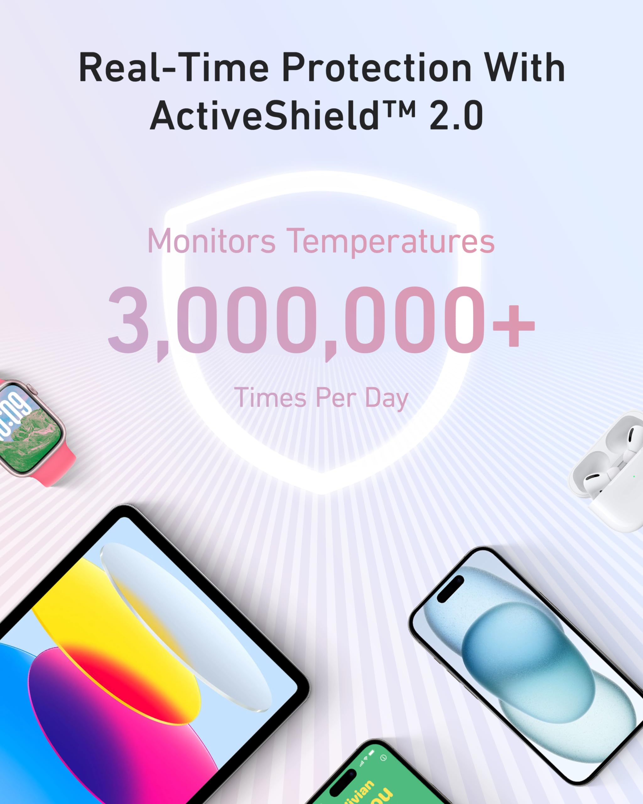 Anker Zolo Power Bank (10K, 30W) with a 5.4-inch (13.7 cm) built-in USB-C cable., view 21