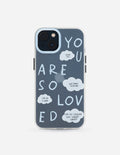 Elevated Faith Blue You Are So Loved Frosted Phone Case — main product shot