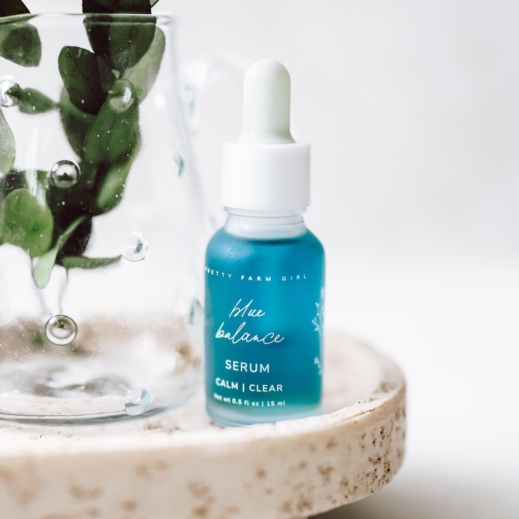 Pretty farm girl Blue Balance Face Serum — main product shot