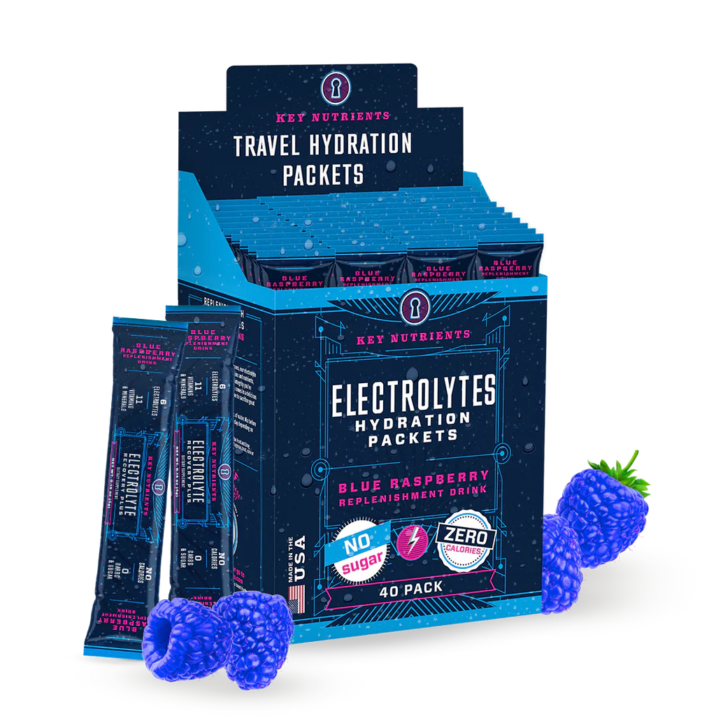 Key Nutrients Electrolyte Recovery Plus Powder (Sugar-Free) — in-use photo