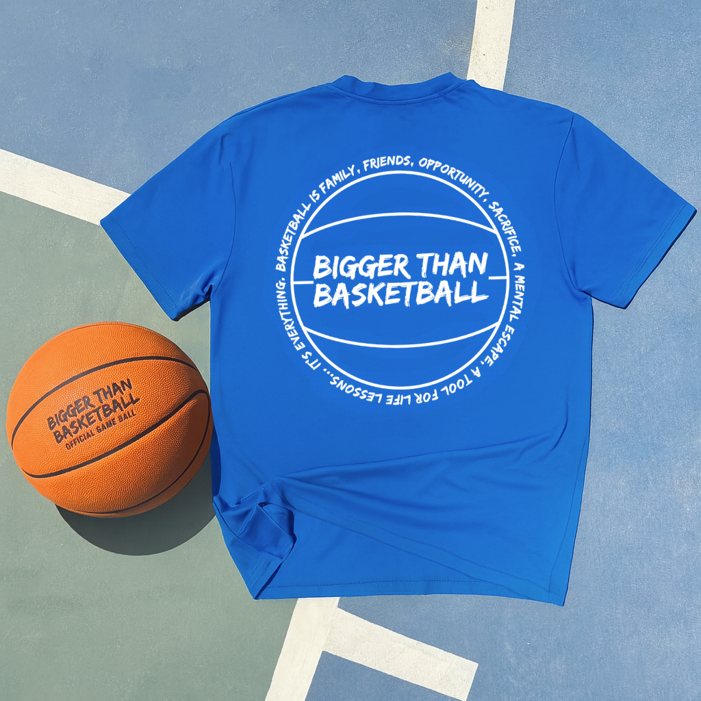 Bigger Than Basketball Beyond Basketball - T-Shirt - Blue — lifestyle context