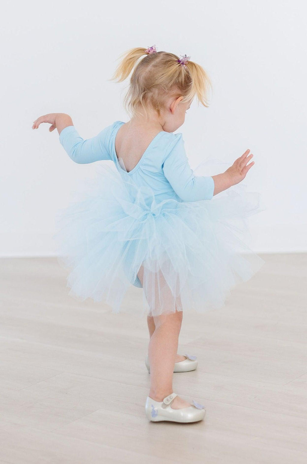 Mila & Rose ® Bluebird 3/4 Tutu Leotard — detail close-up