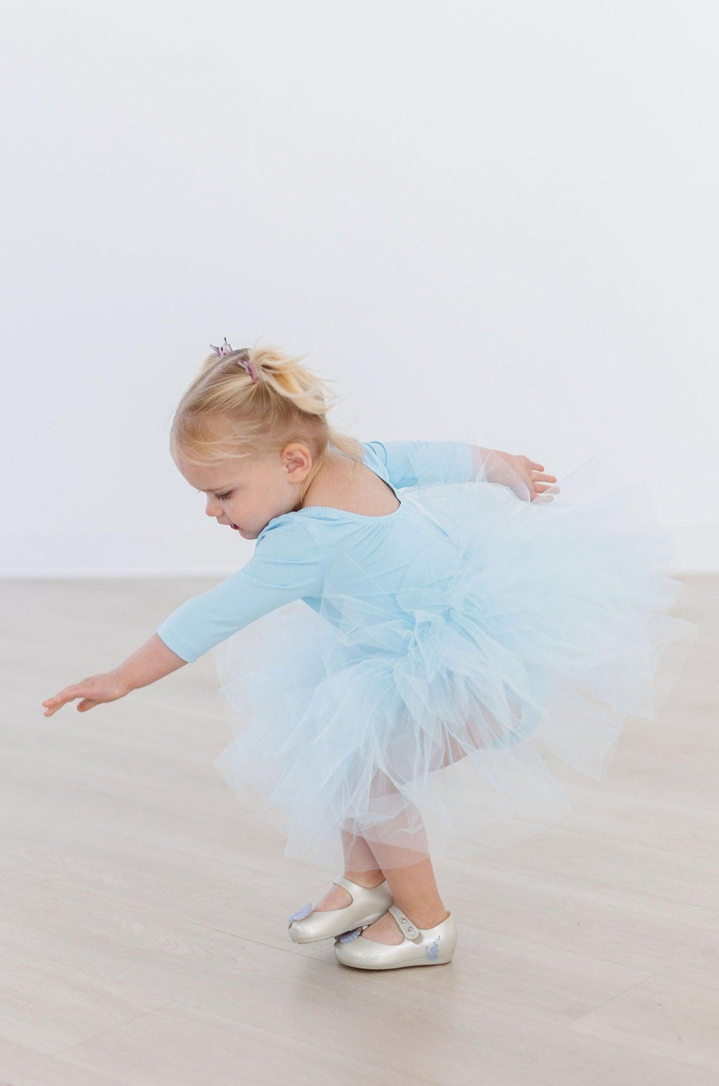 Mila & Rose ® Bluebird 3/4 Tutu Leotard — side view