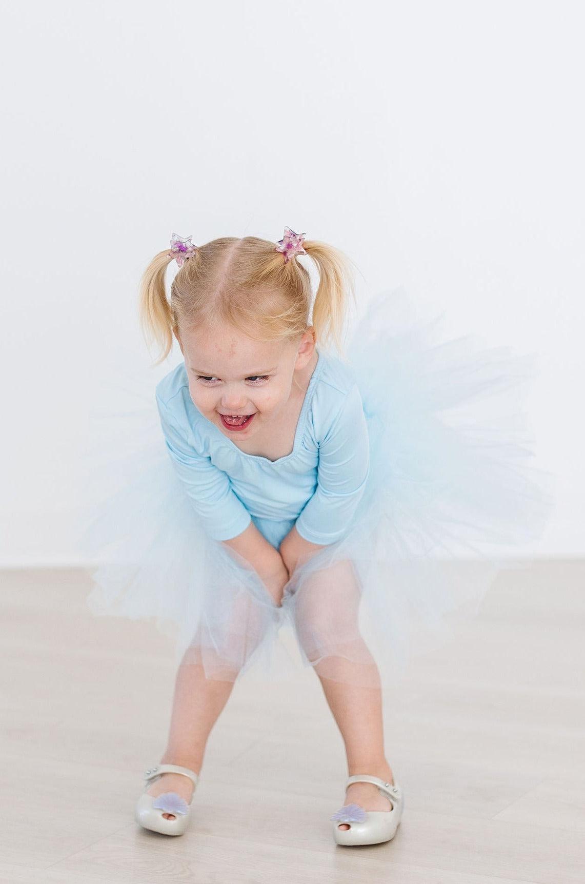 Mila & Rose ® Bluebird 3/4 Tutu Leotard — back view
