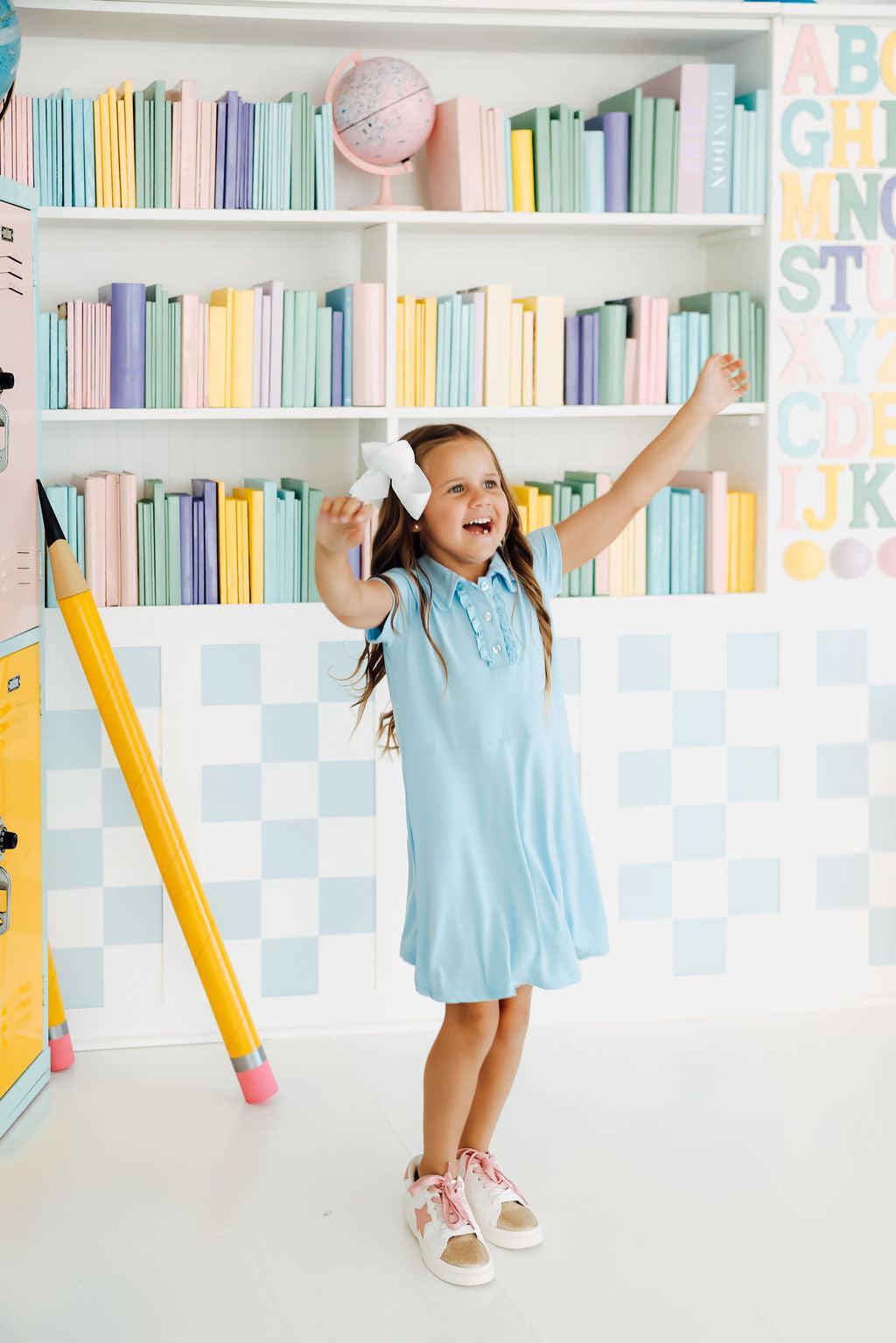 Mila & Rose ® Bluebird S/S Polo Dress — lifestyle context
