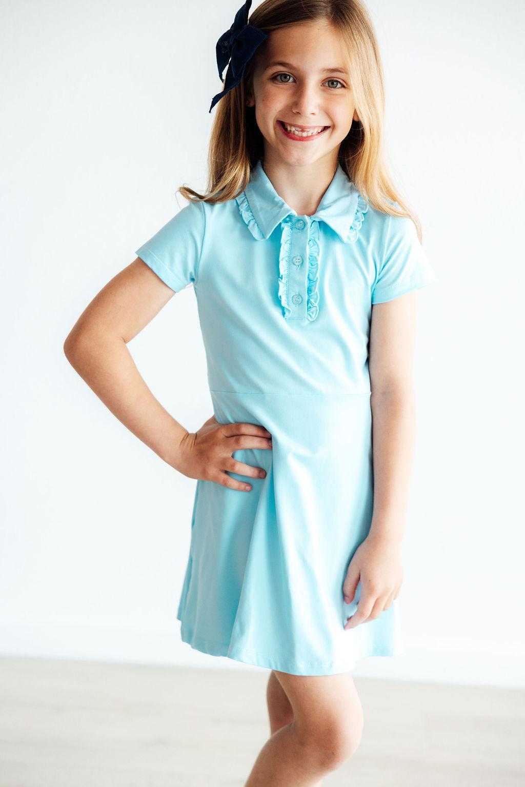 Mila & Rose ® Bluebird S/S Polo Dress — side view