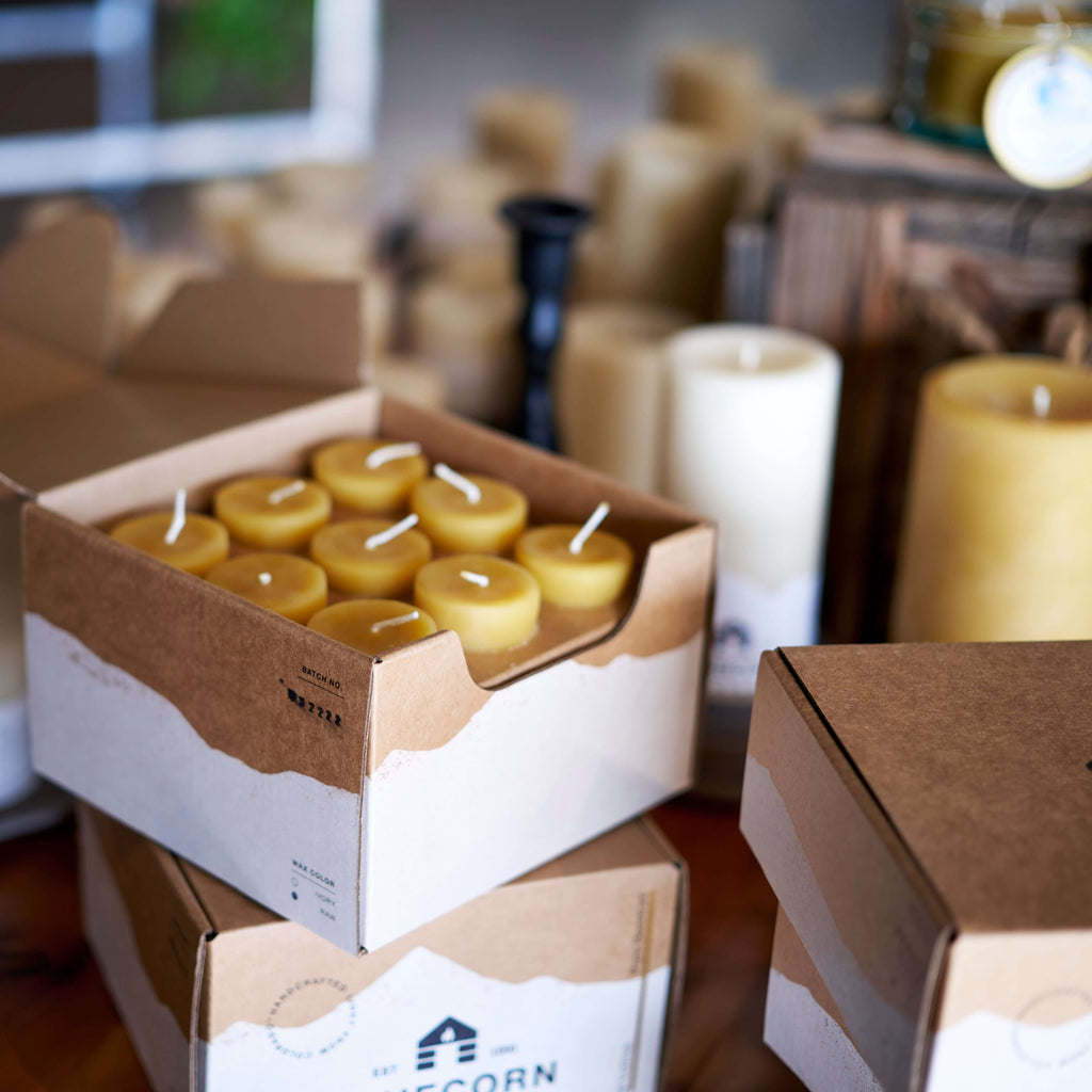 Pure Beeswax Votive Candles