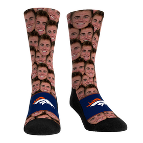 Rock 'Em Socks Bo Nix - Denver Broncos  - Face Repeat