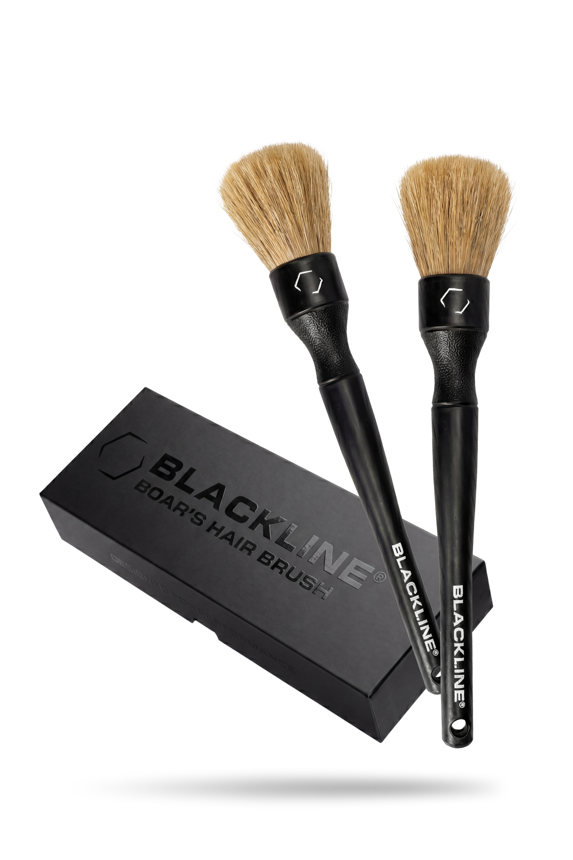 BLACKLINE® BOAR'S HAIR BRUSH SET – Blackline Car Care