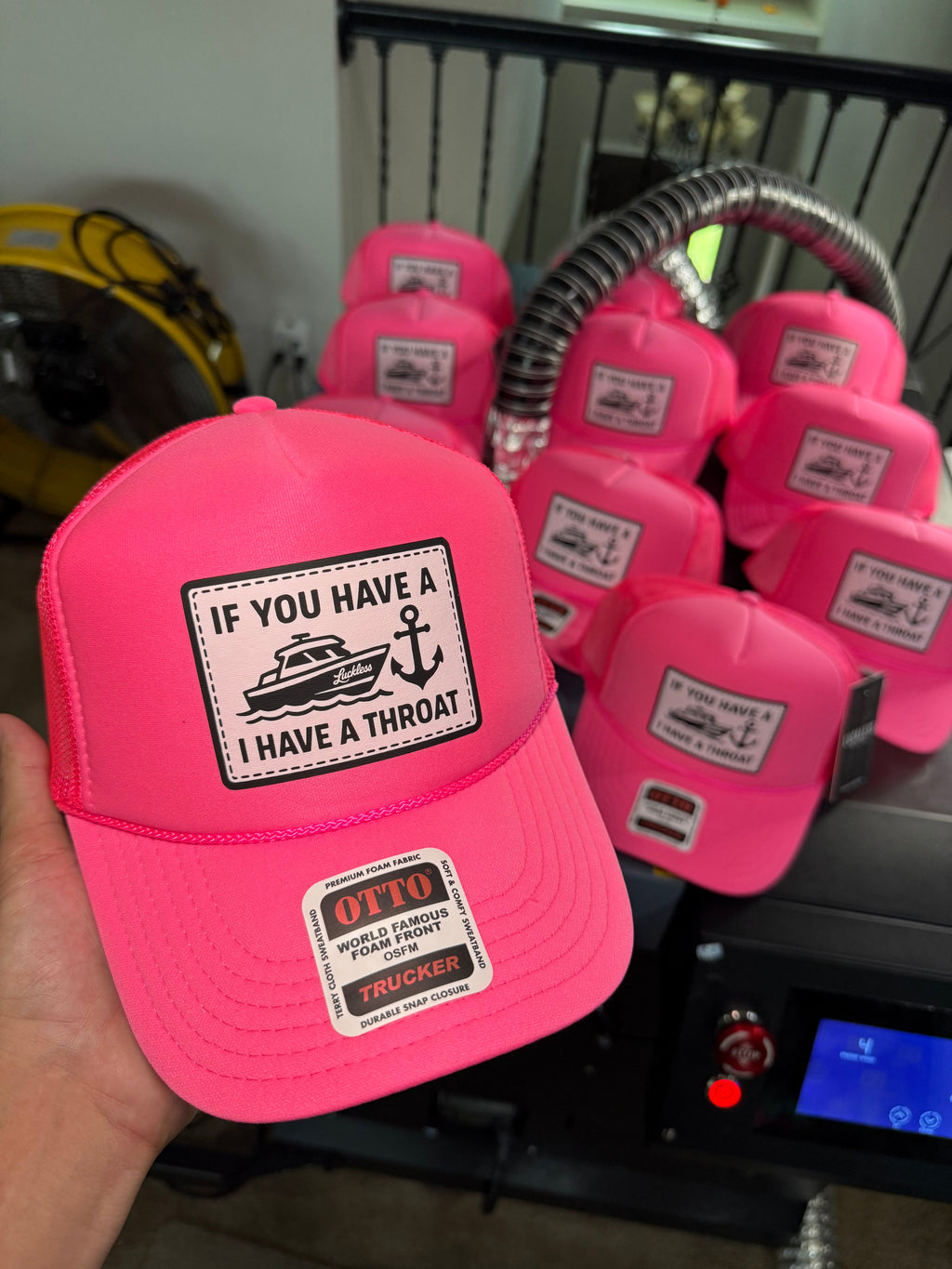 Boat Throat Trucker Hat — view 5
