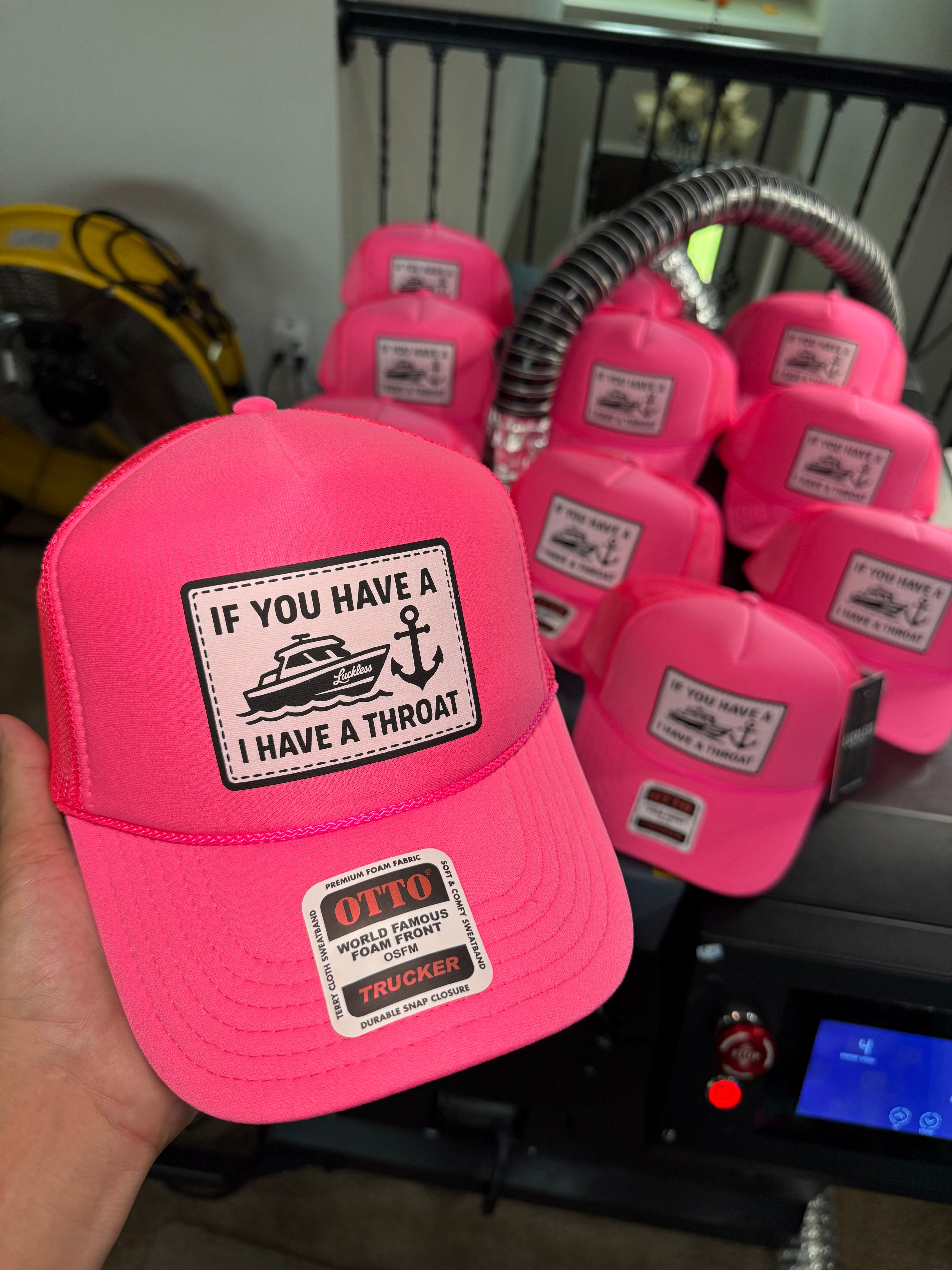 Boat Throat Trucker Hat — view 5