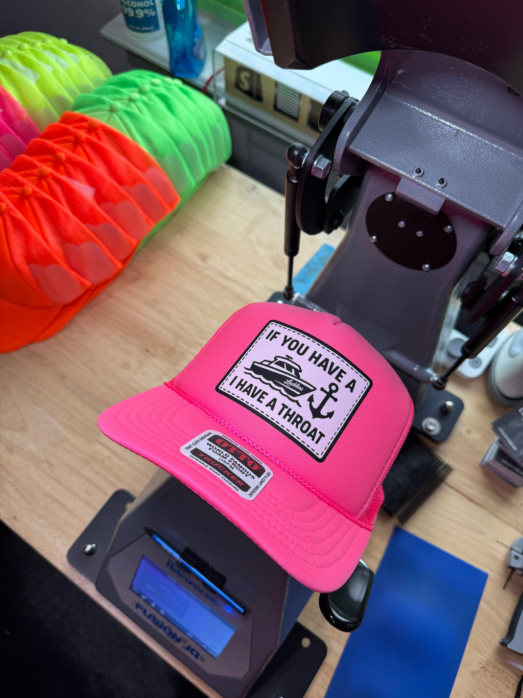 Boat Throat Trucker Hat — view 4