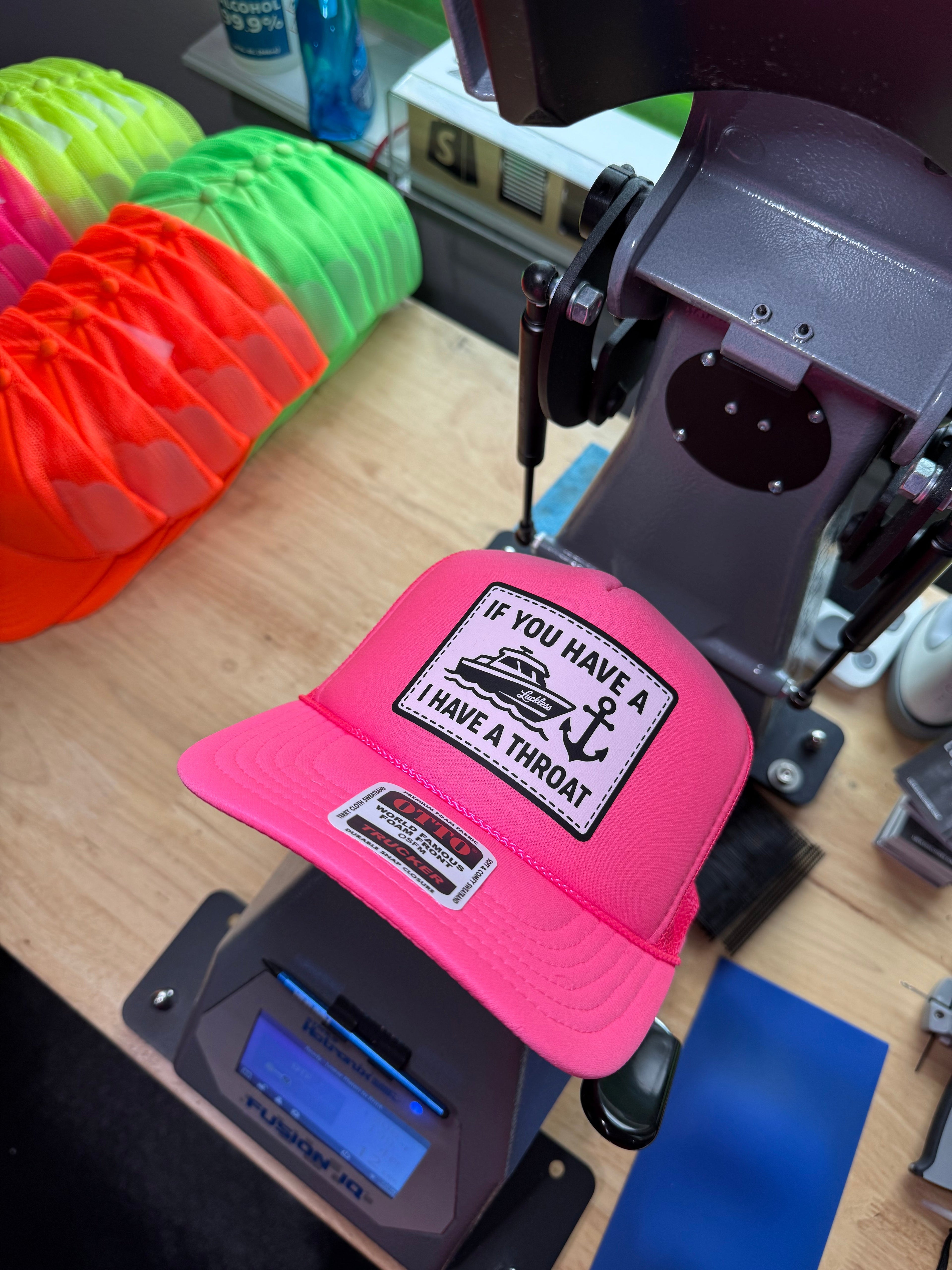 Boat Throat Trucker Hat — view 4