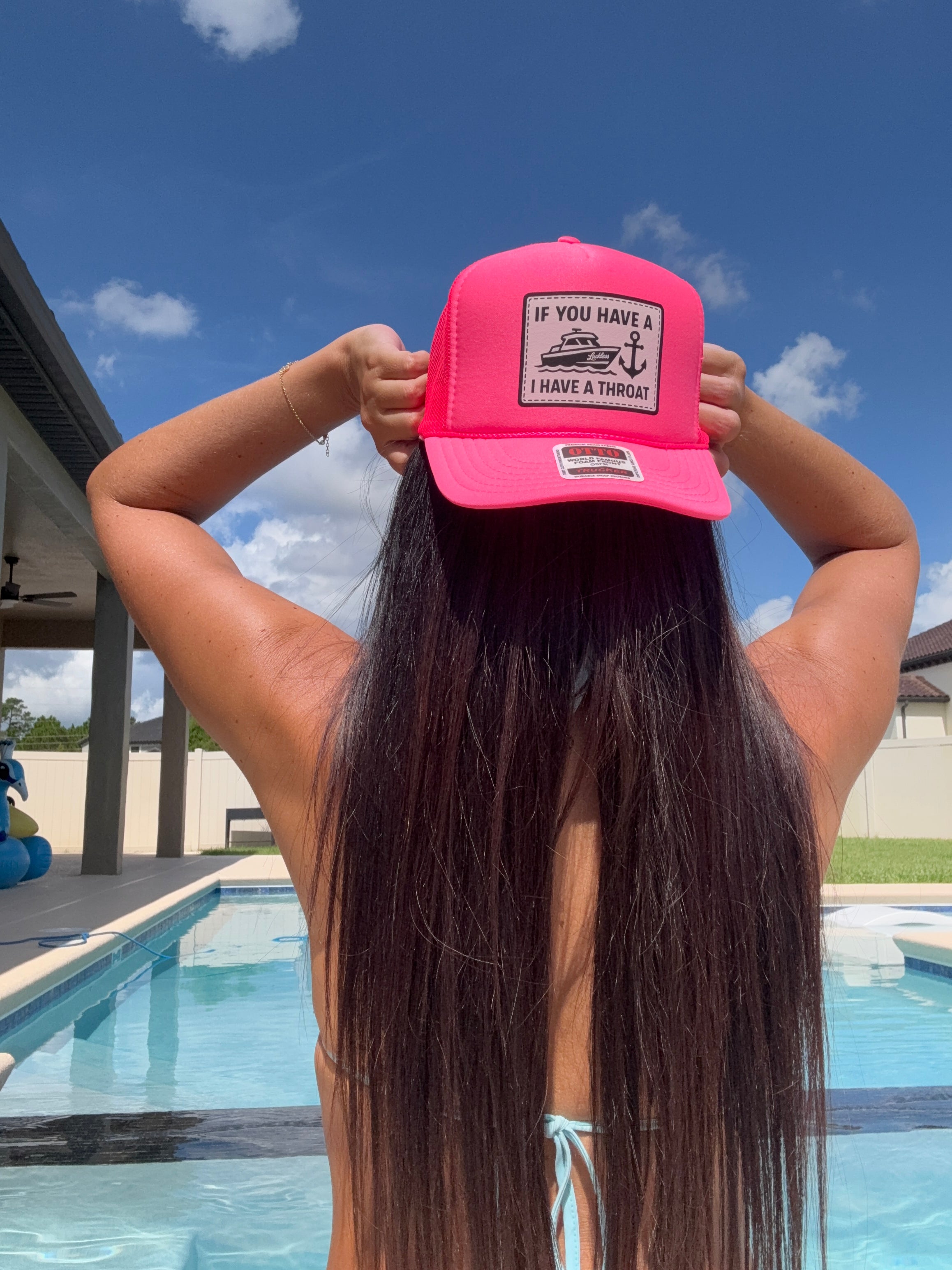 Boat Throat Trucker Hat — view 6
