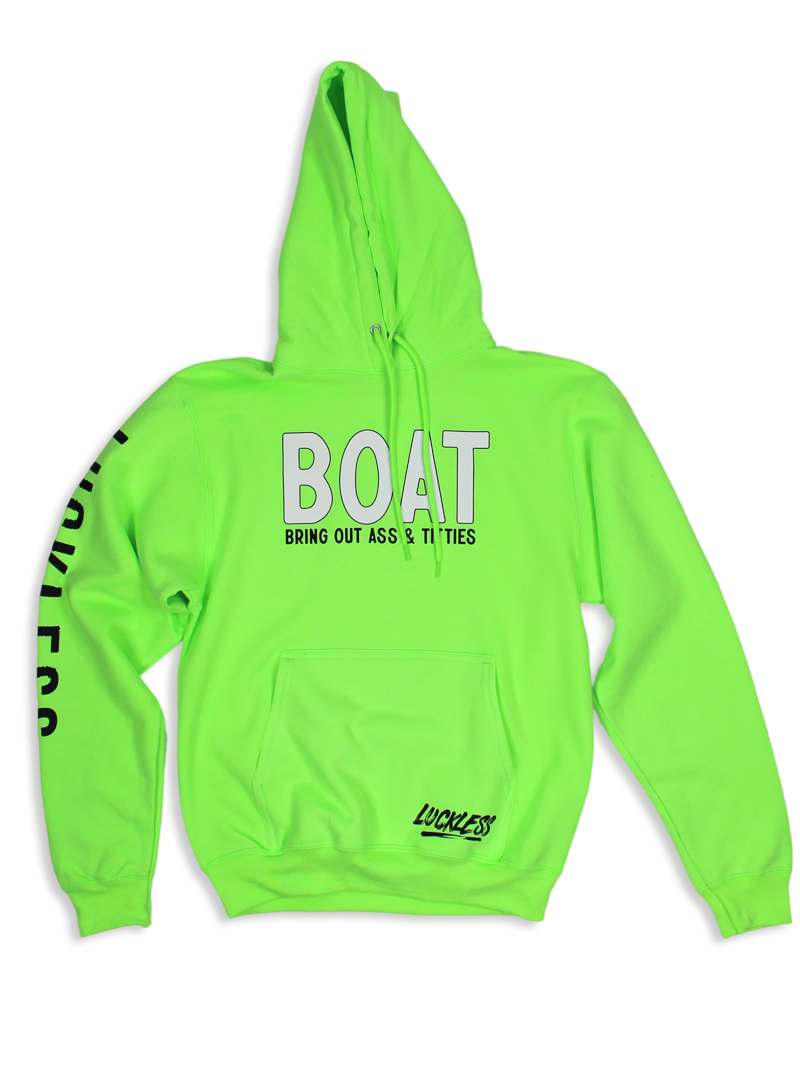 Luckless Outfitters BOAT Hoodie — lifestyle context