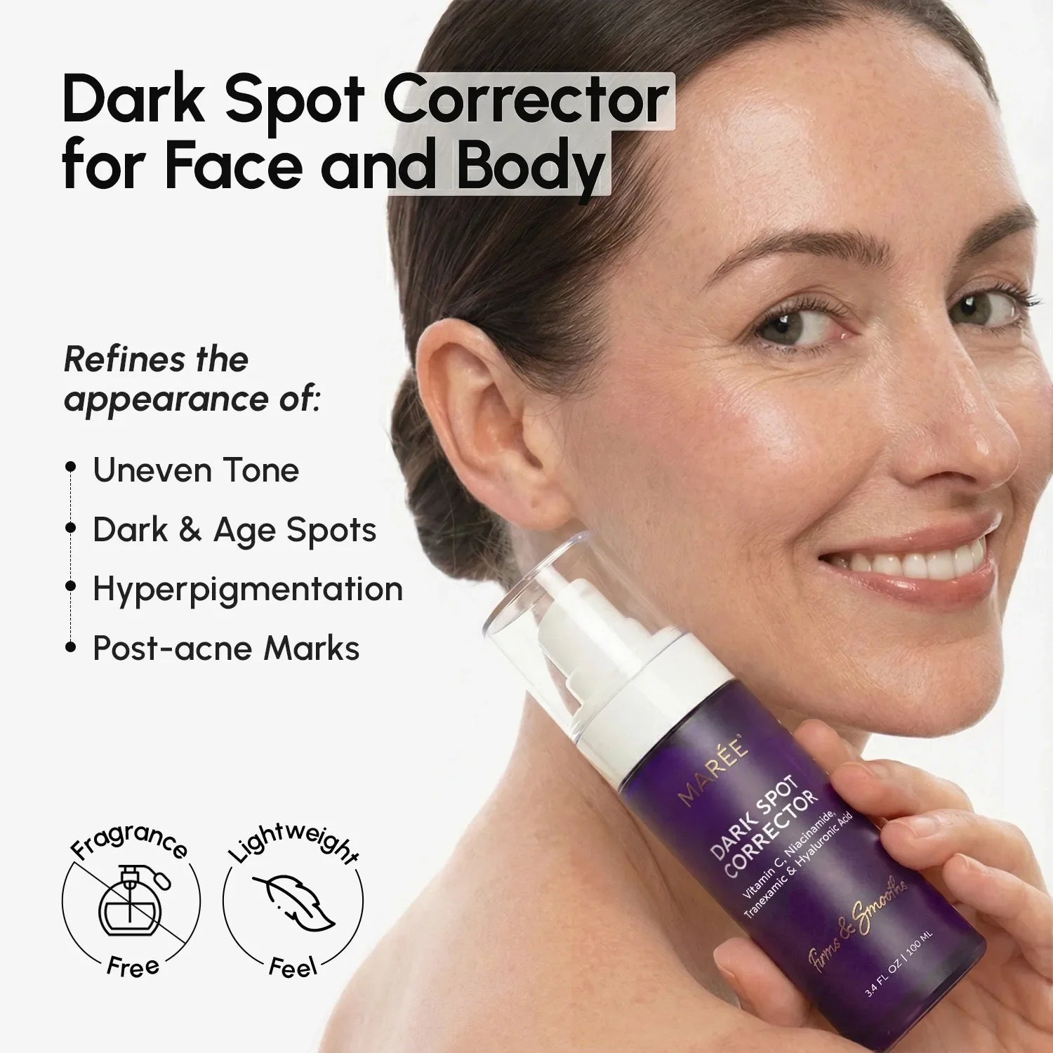 Maree Face & Body Serum for Dark Spots — detail close-up