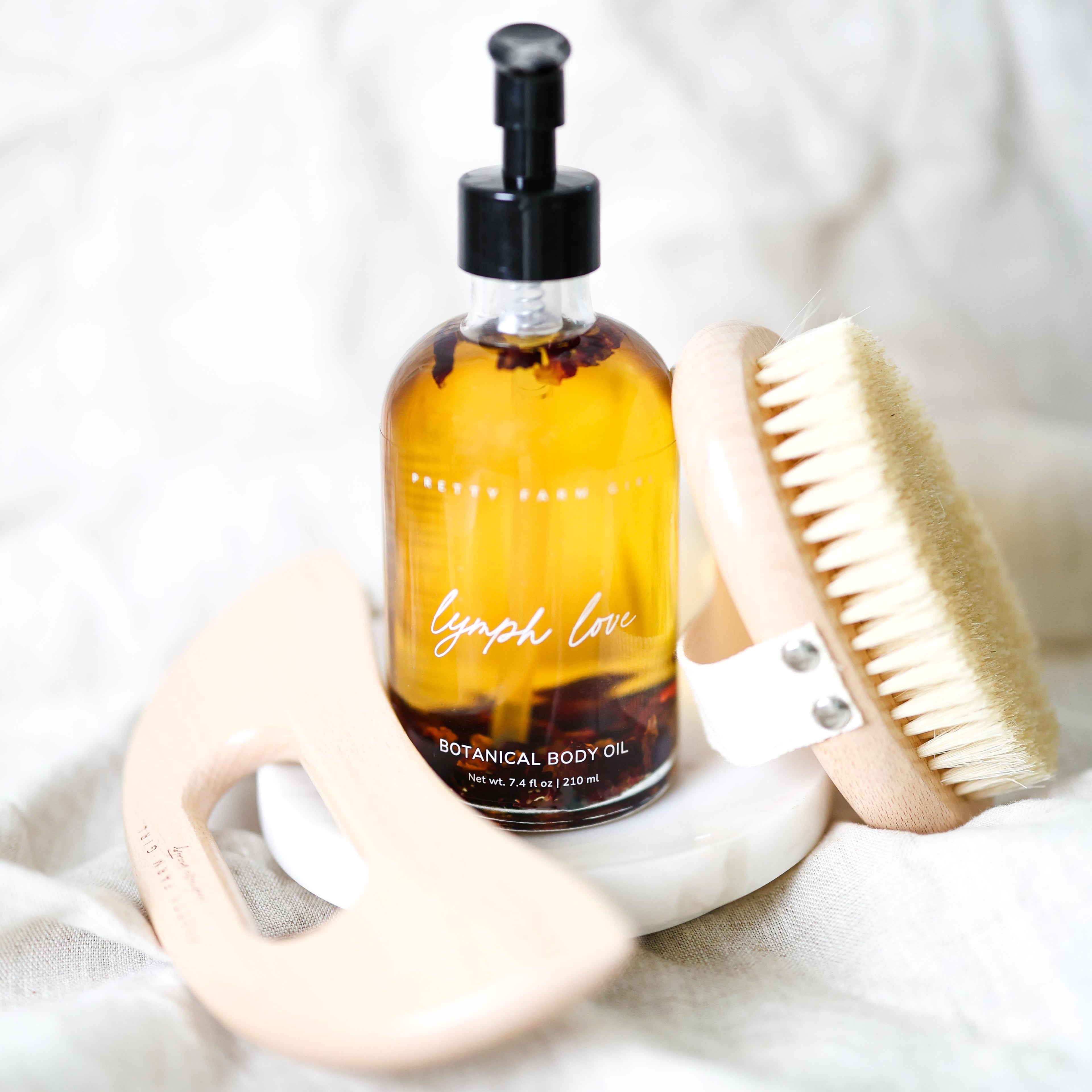 Pretty farm girl Body Care Lymphatic Routine Kit — main product shot