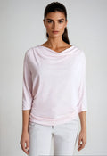 Buki Bon Voyage Travel Tee - Blush Pink — main product shot