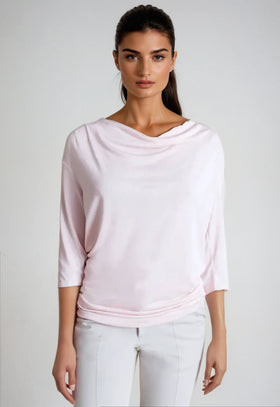 Bon Voyage Travel Tee - Blush Pink