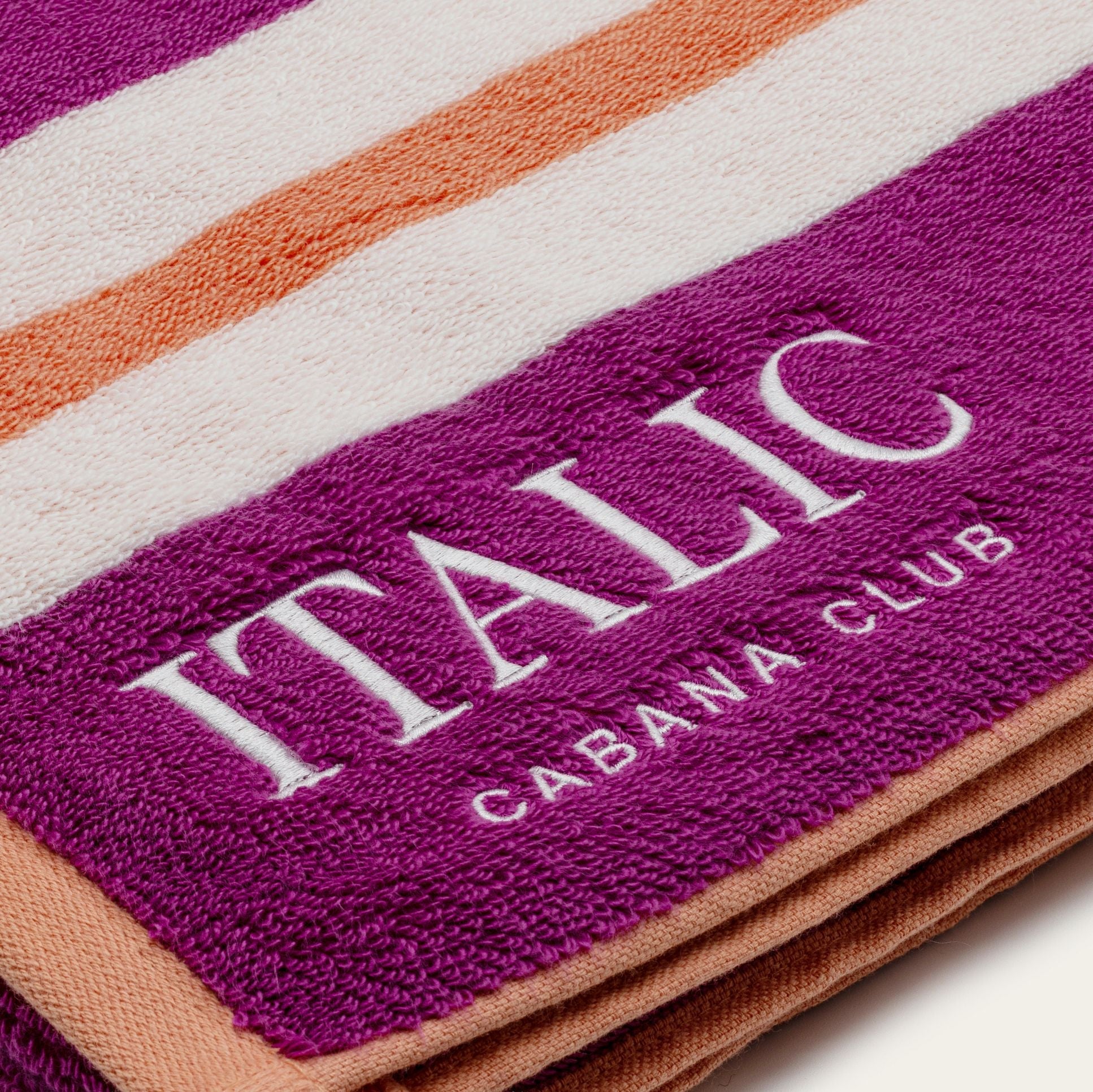Italic Bondi Cabana Towels — alternative angle