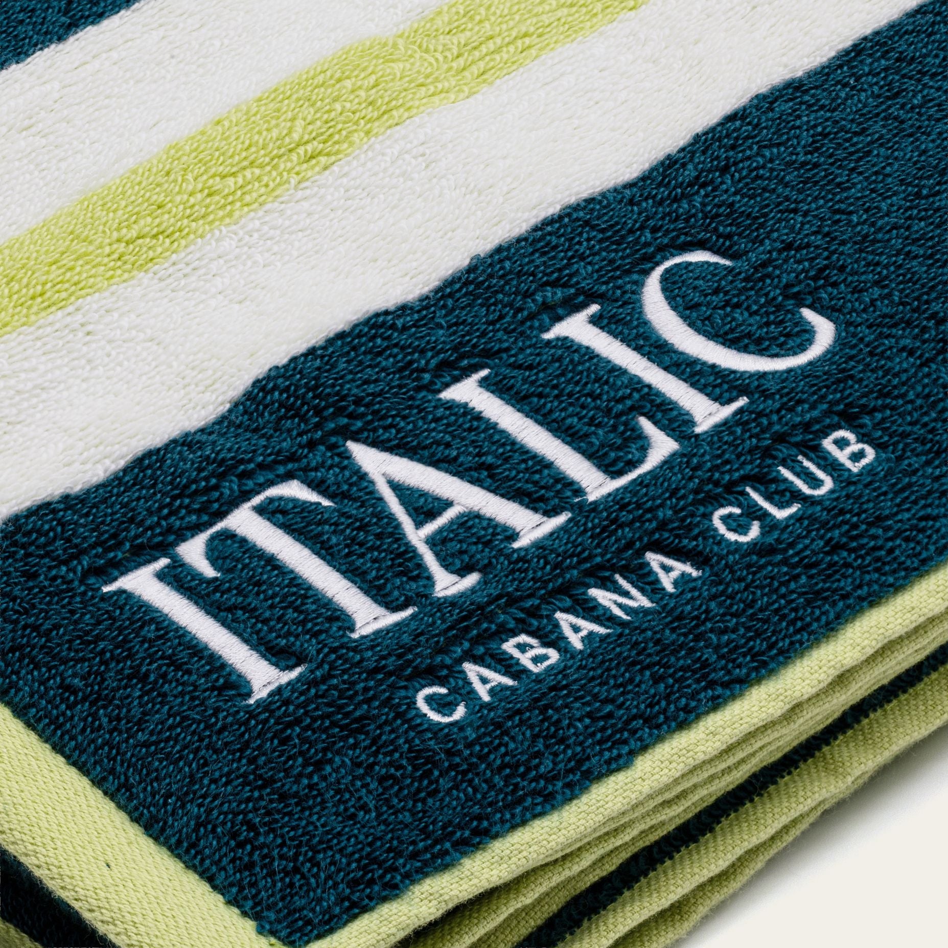 Italic Bondi Cabana Towels — fabric or material detail
