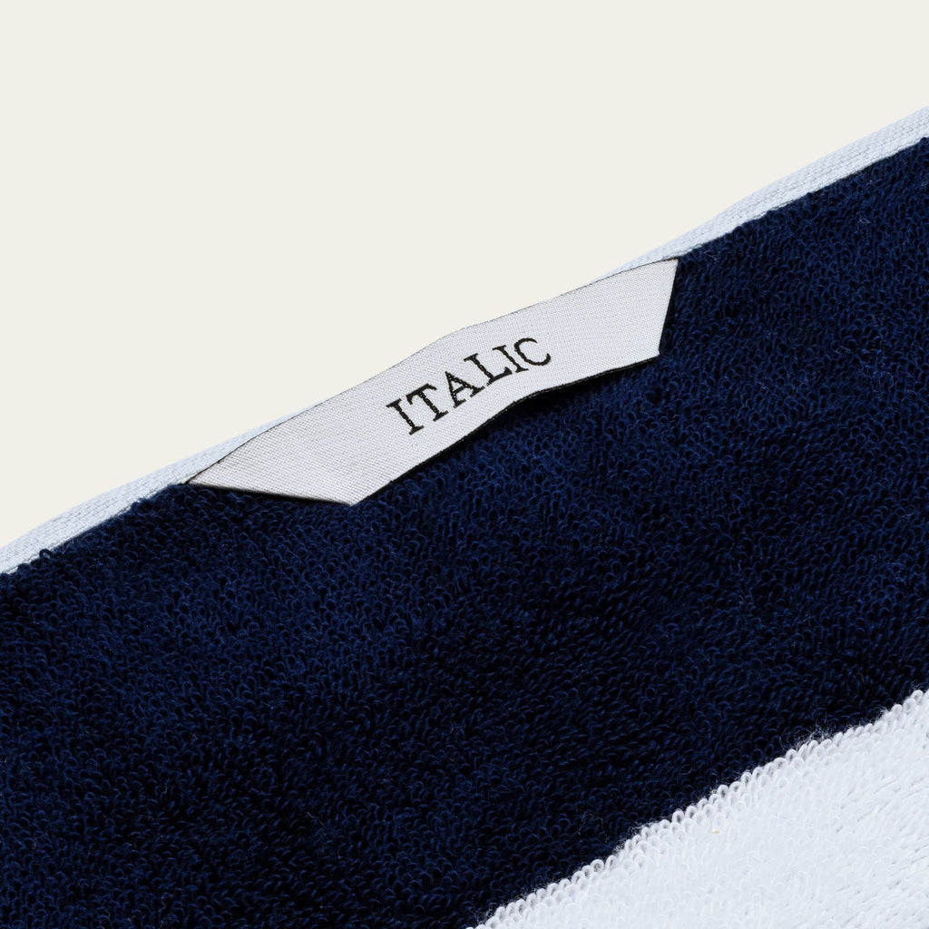 Italic Bondi Cabana Towels — detail close-up