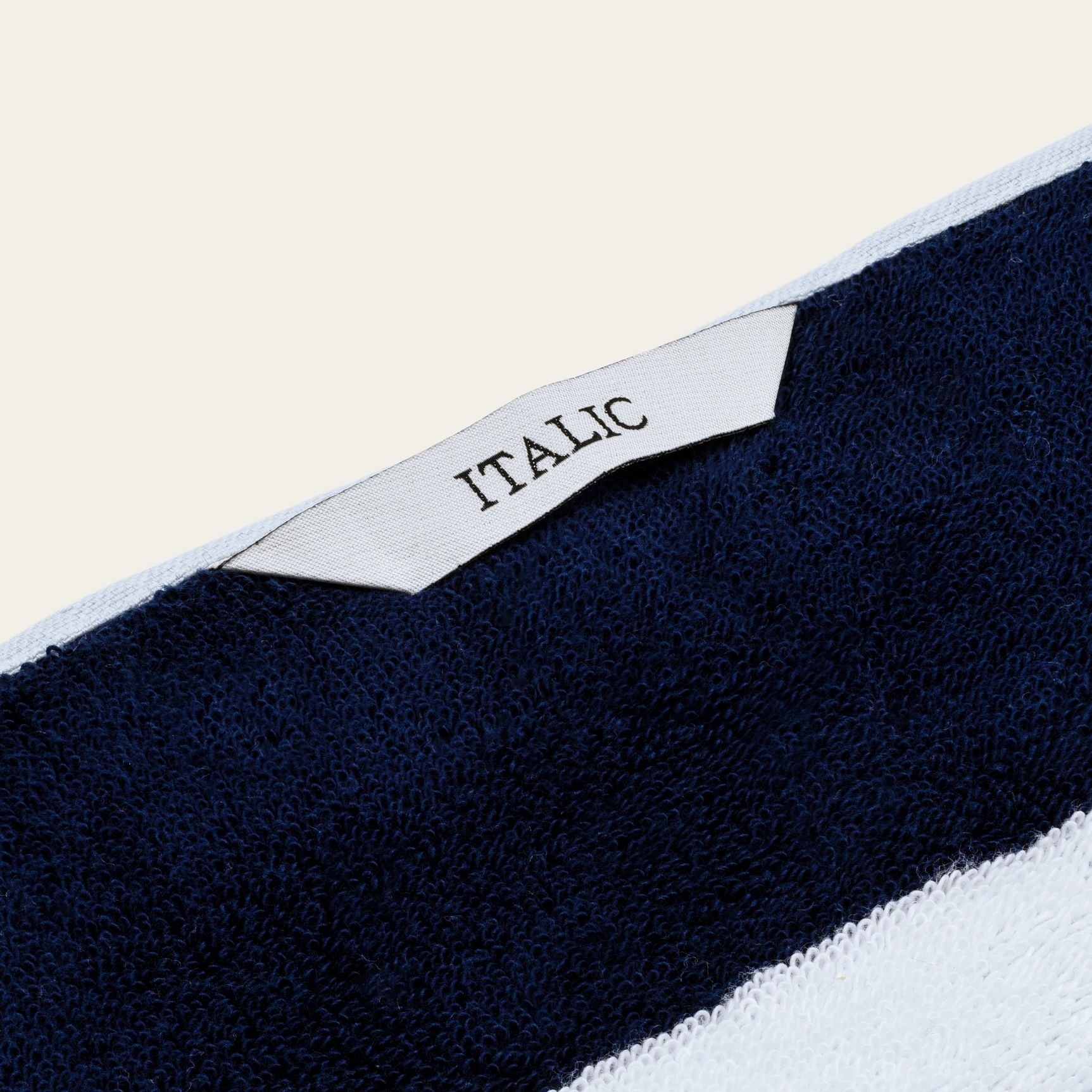 Italic Bondi Cabana Towels — detail close-up