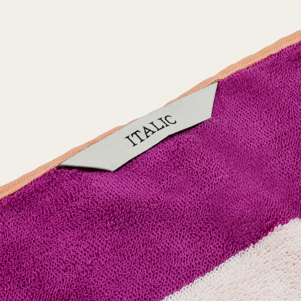 Italic Bondi Cabana Towels — in-use photo