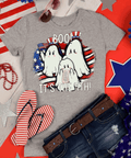 A Blessed Texas Mess Boutique 4th of July Shirt, Comfort Colors® Ghost Shirt, Patriotic ghost Tshirt,… — main product shot